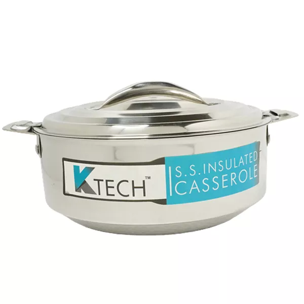Ktech Stainless Steel Hotbox Regular Set Of 3 (1500 ML, 2000 ML and 2500 ML)