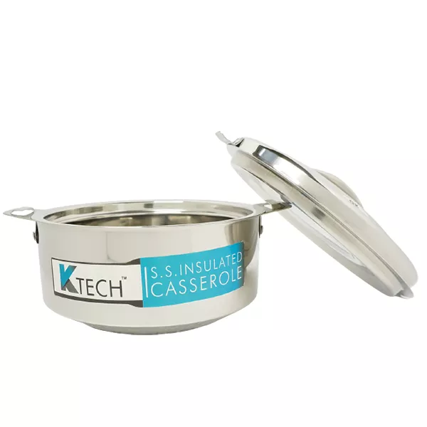 Ktech Stainless Steel Hotbox Regular Set Of 3 (1500 ML, 2000 ML and 2500 ML)